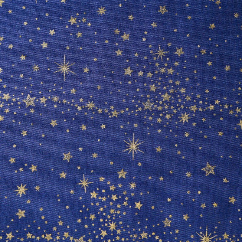 宇宙柄 15500-10 オックス生地に宇宙や星が描かれています / Space pattern 15500-10 Space and stars  are drawn on Ox fabric.