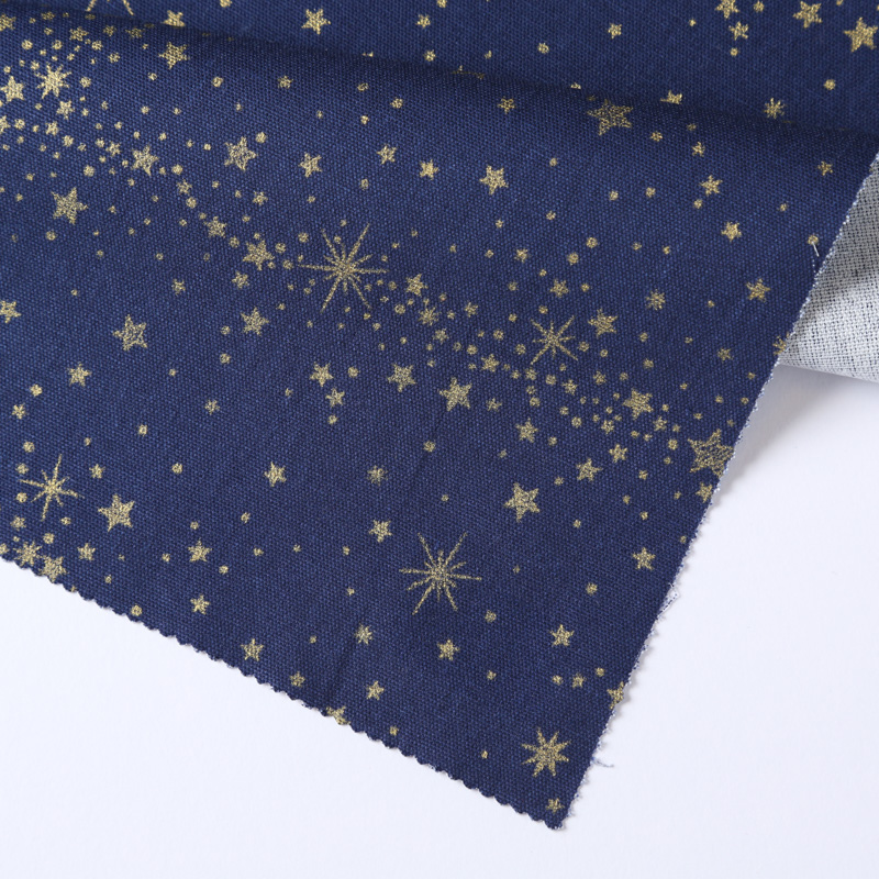 宇宙柄 15500-10 オックス生地に宇宙や星が描かれています / Space pattern 15500-10 Space and stars are drawn on Ox fabric.